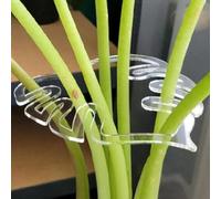 Pwzoax Monstera Grapple, Monstera Plant Grapple, Turtle Shell Bamboo Clamp Set, Monstera Leaf Plant Support, Unique & Aesthetic Monstera Plant Support (5Pcs-#1)