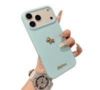 Pwzoax Red Bottom 3D Gold Lucky Horse Phone Case, Chinese New Year Phone Case for IPhone 17 16 15 14 13 Pro Max (15Pro Max,Blue)