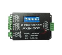 PX24506 Driver decodificatore 512 9A Amplificatore 512 12V 24V LED Controller DMX512 for strisce LED RGB