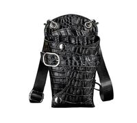 PXAMORTEL Borsa da parrucchiere, borsa da parrucchiere, borsa da parrucchiere, borsa da parrucchiere, borsa da parrucchiere, borsa da parrucchiere, borsa da barbiere(Alligator Black)