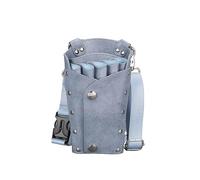 PXAMORTEL Borsa da parrucchiere, forbici for capelli, fondina con tracolla for parrucchieri, barbiere, forbici in pelle PU, custodia for attrezzi da parrucchiere, borsa da barbiere(Color 9)