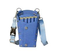 PXAMORTEL Borsa da parrucchiere, forbici for capelli, fondina con tracolla for parrucchieri, barbiere, forbici in pelle PU, custodia for attrezzi da parrucchiere, borsa da barbiere(Color 2)