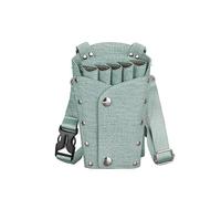 PXAMORTEL Borsa da parrucchiere, forbici for capelli, fondina con tracolla for parrucchieri, barbiere, forbici in pelle PU, custodia for attrezzi da parrucchiere, borsa da barbiere(Color 3)