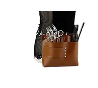 PXAMORTEL Borsa da parrucchiere Grande marsupio Forbici for capelli Pettine Borsa for attrezzi da parrucchiere Borsa for forcine Borsa for flacone Strumenti da salone da barbiere Borsa da barbiere(Bro