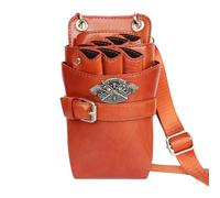 PXAMORTEL Borsa for parrucchiere Borsa for attrezzi da parrucchiere Borsa for forbici facile da trasportare for parrucchieri Borsa da barbiere portatile(Orange)