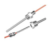 PXAMORTEL Dimensioni inossidabili staccabili Mult del sensore di temperatura del termistore NTC della prova dell'acqua 10K/50K/100K G1/2(10K-200mm)