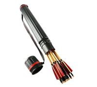 PXAMORTEL Faretra per tiro con L'Arco Faretre Posteriori, Supporto for faretra da tiro con L'Arco, Estensibile, telescopico, Regolabile, Nero, Rosso, 45-72 cm, Articoli for L'Arte