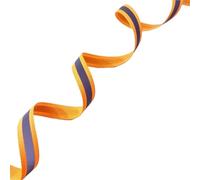 PXAMORTEL nastro riflettente per abbigliamento, Nastro riflettente multicolore da 50 iarde, larghezza 1 cm, for lavori di cucito fai da te(Orange)