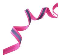 PXAMORTEL nastro riflettente per abbigliamento, Nastro riflettente multicolore da 50 iarde, larghezza 1 cm, for lavori di cucito fai da te(Rose red)