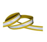 PXAMORTEL nastro riflettente per abbigliamento, Tessuto riflettente multicolore 5 iarde 10 mm for cucire(Yellow)