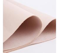 PXAMORTEL Pelle Vera Tessuto, Pezzi di Vera Pelle di Vacchetta conciata al vegetale Pieno Fiore da 1,0 a 4,0 mm di Spessore, Diverse Misure(Size 30x150cm,Thick 2.0mm)