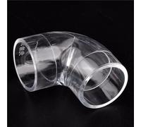 PXAMORTEL Raccordi per Tubi Trasparenti in Acrilico a Gomito Raccordi for Tubi Trasparenti a Gomito a 90° in Acrilico for Acquario, Acquario, Giardino, Tubo dell'Acqua(16mm)