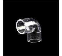 PXAMORTEL Raccordi per Tubi Trasparenti in Acrilico a Gomito Raccordo for Tubo a L da 90 Gradi, connettore for Tubo in Acrilico Trasparente Spesso(Black,20mm)