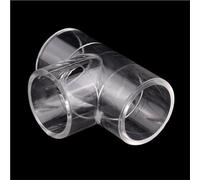 PXAMORTEL Raccordi per Tubi Trasparenti in Acrilico a Gomito Raccordo for Tubo a L da 90 Gradi, connettore for Tubo in Acrilico Trasparente Spesso(White,20mm)