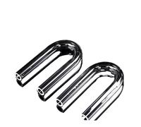 PXAMORTEL Raccordi per Tubi Trasparenti in Acrilico a Gomito Tubo Acrilico a U da 2 Pezzi for Stand espositivi, Acquario Trasparente, Tubo dell'Aria a Forma di U(32mm)