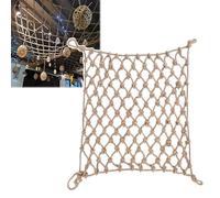 PXAMORTEL Rete da Arrampicata in Corda di Canapa Iuta | Dimensioni multiple for case sugli alberi Amache Corridoi Spazi pubblici: Rete da arrampicata(23x23FT/7x7(M))