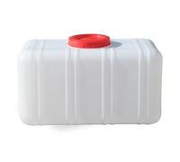 PXAMORTEL Serbatoio Quadrato per Acqua Potabile, Contenitore for Acqua in plastica da 25-155 Litri con Coperchio e Rubinetto(80L)