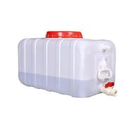 PXAMORTEL Serbatoio Quadrato per Acqua Potabile, Contenitore for l'acqua da Campeggio all'aperto con valvola e Tubo Flessibile, capacità Multiple(25l)