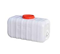 PXAMORTEL Serbatoio Quadrato per Acqua Potabile, Serbatoio di stoccaggio dell'Acqua Rettangolare in plastica for Esterni con Coperchio Multicolore, Diverse Dimensioni, HDPE(White,48L)