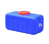 PXAMORTEL Serbatoio Quadrato per Acqua Potabile, Serbatoio di stoccaggio dell'Acqua Rettangolare in plastica for Esterni con Coperchio Multicolore, Diverse Dimensioni, HDPE(Blue,110L)