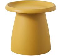 PXAMORTEL Tavolino in acrilico, tavolino da caffè, Tavolino da caffè in plastica, multicolore, diverse misure(Yellow Solid Color,20"L x 20" W x 18" H)