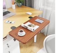 PXAMORTEL Vassoio estensore per scrivania, Bracciolo for Tastiera con Morsetto for scrivania, Multicolore, Diverse Misure(Teak,L 70*W 20cm)