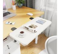 PXAMORTEL Vassoio estensore per scrivania, Bracciolo for Tastiera con Morsetto for scrivania, Multicolore, Diverse Misure(White,L 70*W 25cm)