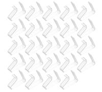 PXARMYYXGS 24 Fermatovaglie Trasparenti, Clip Flessibili per Tovaglie da Esterno, Fermatovaglie per Tavoli 35-55 mm, Ideali per Picnic, Giardino, Barbecue e Feste