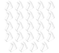 PXARMYYXGS 24 Fermatovaglie Trasparenti, Clip Flessibili per Tovaglie da Esterno, Fermatovaglie per Tavoli 20-35 mm, Ideali per Picnic, Giardino, Barbecue e Feste