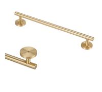 PXDOHQAW Maniglie per Mobili Dorate, Maniglie da Cucina da 2 Pezzi in Ottone Massiccio, Distanza tra i Fori: 96-480 Mm Maniglie ad Maniglie per Porte Di Guardaroba con Viti/Gold/Hole Spacing: 192Mm/
