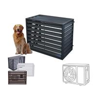 Pxkmouy 2~3P Copertura per Aria Condizionata Esterna in Alluminio, Copri Motore - Compatibile con Mini-Split, per Balcone, Estende Vita Servizio Migliora la bellezza e la praticità del prodotto