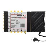 PXMS Multiswitch 5/8 con alimentatore Distributore di segnali satellitari per 8