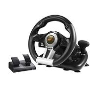PXN V3 PRO Racing Wheel, 180 Degree Universal USB Car Sim Race Steering Wheel with Pedals for PS3, PS4, Xbox One, Xbox Series X|S, Switch - Nero