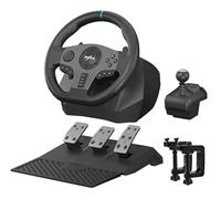 PXN V9 Volante per PC con pedali e cambio, 270/900 gradi, volante da corsa per PC, PS4, PS3, Xbox One, Xbox Series X/S, N-Switch (non supporta Mac/PS5)