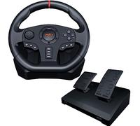 PXN V900 - Volante da gioco con pedali, volante da corsa, 270/900° con App strumento, feedback delle vibrazioni, volante per PC, PS3, PS4, Xbox One, serie X/S, switch