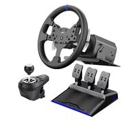 PXN V99 PC Racing Wheel con pedali e cambio, 3NM Force Feedback Lenkrad per Xbox One, Xbox Series X/S, PC, PS4