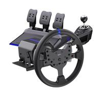 PXN V99 Volante PC, Volante e Pedali con Force Feedback da 3,2 NM e Cambio, Volante per Xbox One, Xbox Series X/S, PC, PS4 con Paddle da Formula-Racing, Pedale Effetto Hall