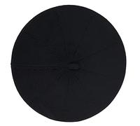 PXPLDYY Cappello Donna Berretto Casual da Donna in Puro Cotone, con Parte Superiore Piatta, Tinta Unita, per Artista Femminile, Cappello Invernale da Pittrice, Nero, Taglia Unica