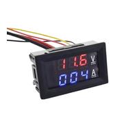 PXQCHAVLN 0,56'' Voltmetro Digitale Amperometro DC 0-100V AC60-500V 1A 10A 50A 100A Display LED Rosso Blu Misuratori di Tensione e Corrente(AC 60-500V No CT,0-100A)