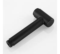 PXQCHAVLN Bidet spray nero per WC, rubinetto per doccia, bidet, spruzzatore per WC, set bidet portatile, soffione doccia in acciaio inox, spruzzatore nero per la pulizia del WC, nero B (nero A)