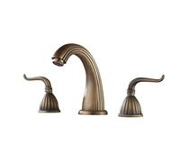 PXQCHAVLN Rubinetti da Bagno for lavabo a 3 Fori, rubinetti da Bagno for lavello a 3 Fori retrò, Rubinetto da Bagno a Doppia Maniglia, Rubinetto da Bagno da 8 Pollici for Balcone