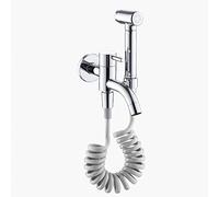 PXQCHAVLN spruzzatore for Bidet for WC spruzzatore for Bidet for WC Cromato Tubo for soffione Doccia for Bagno Portatile 2M Tubo telescopico Rubinetto Multifunzionale for Bidet