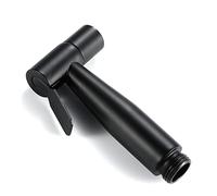 PXQCHAVLN Spruzzatore Portatile for Bidet Rubinetto for Doccia Nero Bidet Spruzzatore for Pannolini da Bagno Spruzzatore in Acciaio Inossidabile Soffione Doccia for WC Bagno Nero Pulizia del WC
