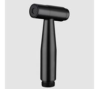 PXQCHAVLN Testa di spruzzatore bidet, Set bidet a mano nero, spruzzatore bidet WC, spruzzatore in acciaio inox nero, soffione doccia WC nero, pulizia WC