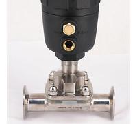 PXQCHAVLN Valvola a Membrana pneumatica Tri Clamp da 1" 25mm SUS316 da 1,5" 229 PSI