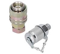 PxQuerantic Adattatore per test di pressione idraulica con connettore ad innesto rapido, forniture industriali G1/8, resistenza ad alta pressione con materiale in acciaio, collegamento