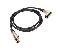 PxQuerantic Cavo microfonico XLR maschio-femmina, cavo audio wireless per illuminazione scenica e mixer, cavo XLR schermato in PVC da 1,5 m con custodia in lega di zinco per suono dal e