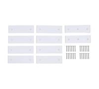 PxQuerantic Cuscinetti scorrevoli per cuccette di rimorchi per Barche, scivoli per cuccette di rimorchi per Un carico e Uno Scarico Facili, Pattini in ABS con Fori per Viti di Fissaggio sicuri