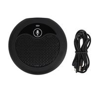 PxQuerantic Microfono da conferenza USB omnidirezionale, microfono per riunioni su computer con raggio di captazione di 5 m, connettore Type-C plug and play, riduzione del rumore e pulsante di