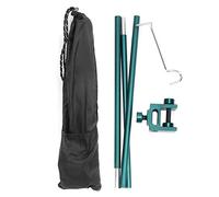 PxQuerantic Outdoor Portable Aluminum Alloy Lamp Holder, Folding Hanging Light Bracket, Adjustable Clamp Mount for Camping And Backyard Use with Storage Bag for Tables up to 1 inch Thick